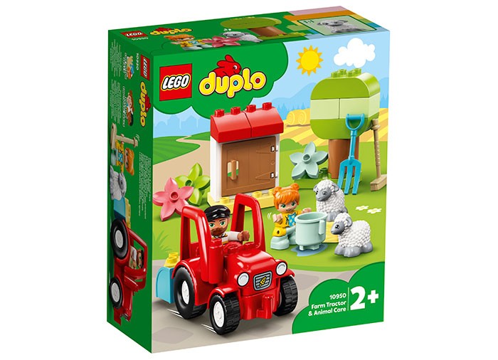 Tractor si animale de la ferma