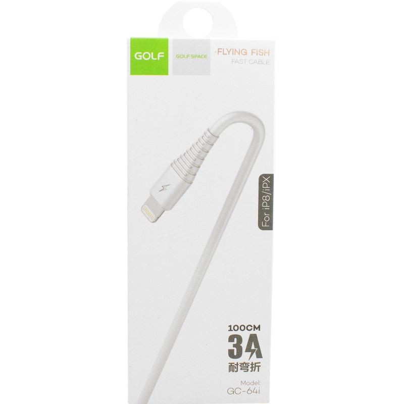Cablu USB la USB Lightning  fast charging alb
