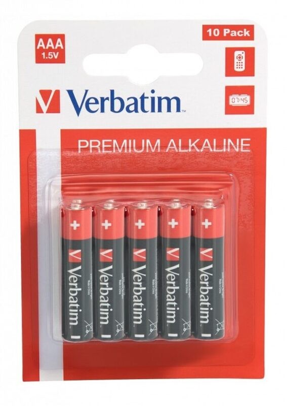 Baterii alcaline Verbatim LR3 10 buc/blister