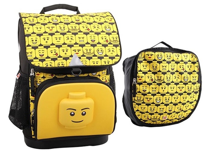 Ghiozdan LEGO Minifigurine cu sac sport