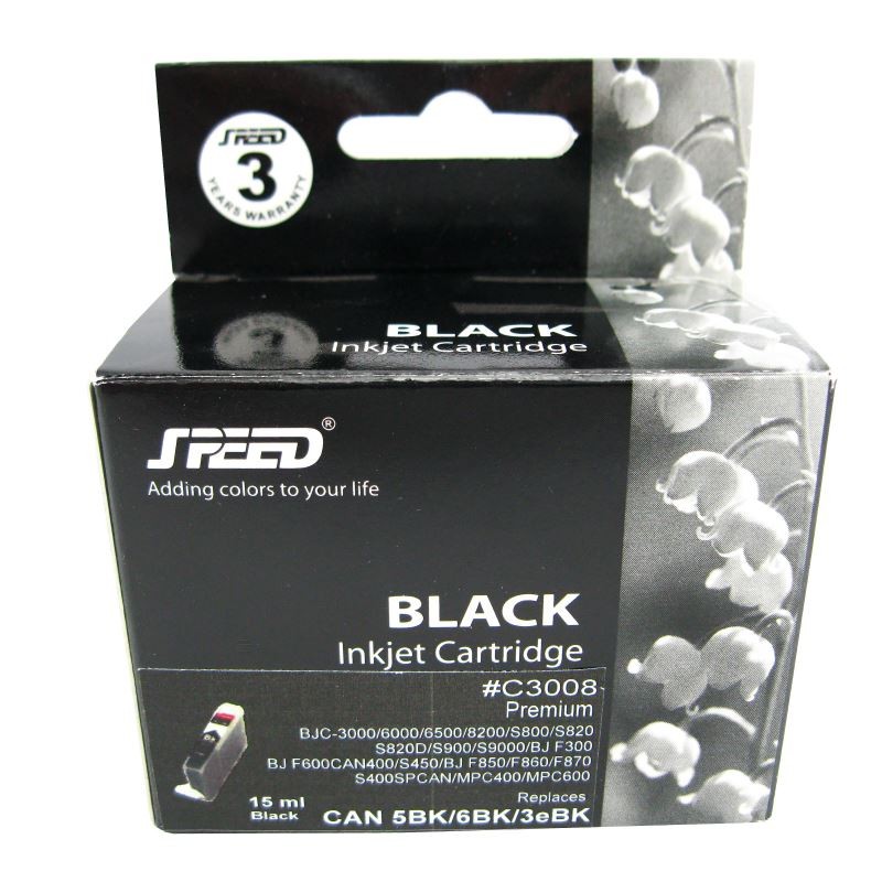 Cartus cerneala compatibil cu Canon BCI3, BCI5, BCI6, BCI8 black