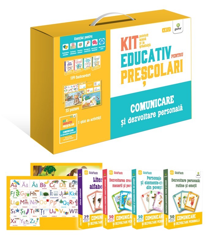 Comunicare și dezvoltare personală. Kit educativ pentru preșcolari