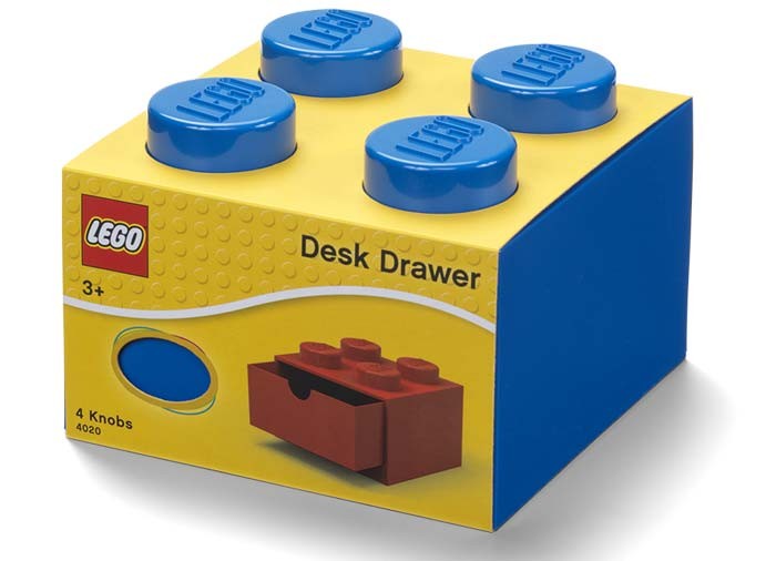 Sertar de birou LEGO 2x2 albastru (40201731)