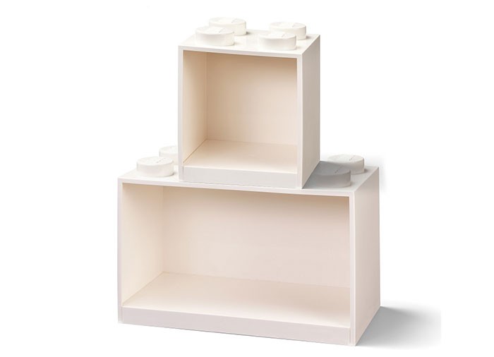 Set 2 rafturi Caramida LEGO - Alb 