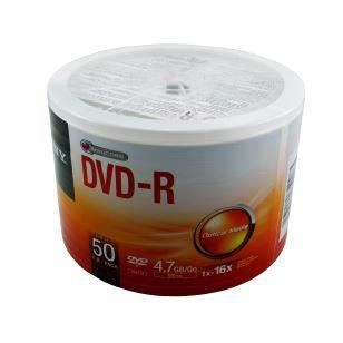 DVD-R Sony non-printable, 4.7GB, 16x, pachet 50 discuri