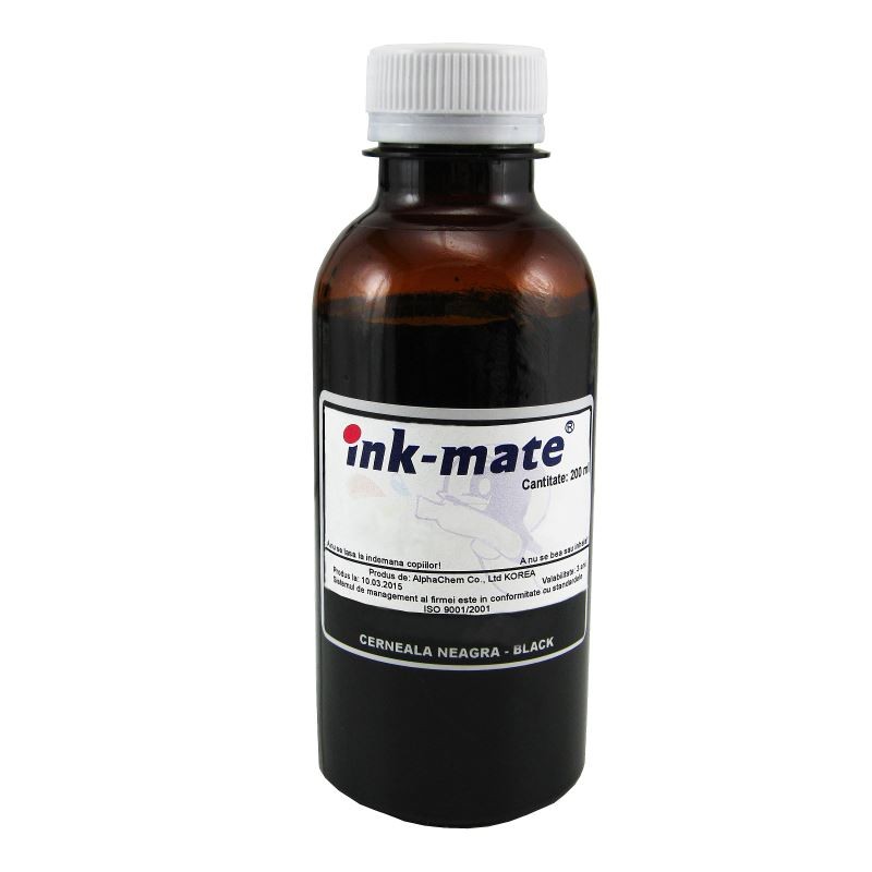 200 ml Cerneala compatibila Ink-mate Pigment black HIM 900