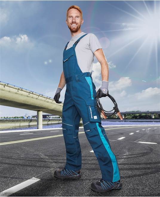 Pantaloni de lucru cu pieptar URBAN - H6417