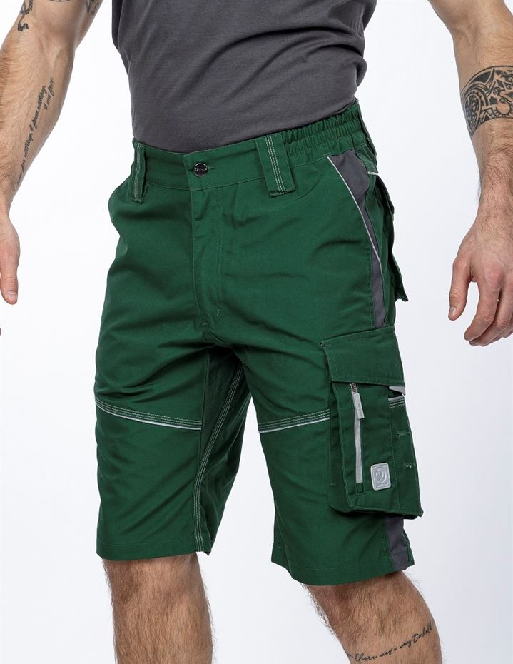 Pantaloni scurti de lucru URBAN verde H6502 