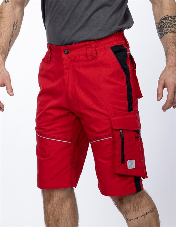 Pantaloni scurti de lucru URBAN ROSU H6504