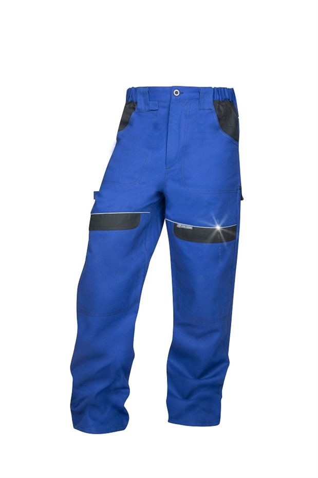 Pantaloni de lucru PROFESIONALI COOL TREND ALBASTRU SCURTATI H8124 