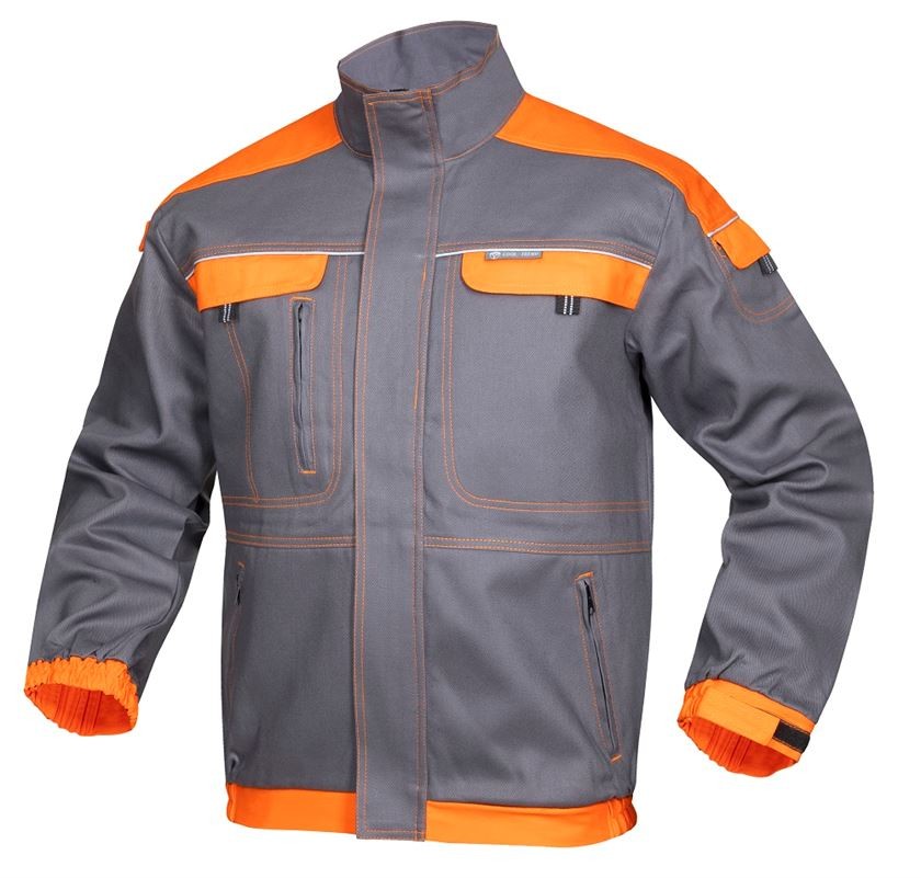 Jacheta de lucru PROFESIONALA COOL TREND gri-portocaliu H8208 