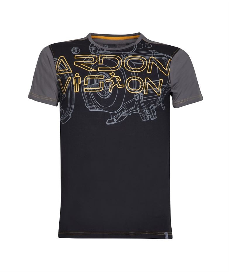 Tricou VISION negru- H9728