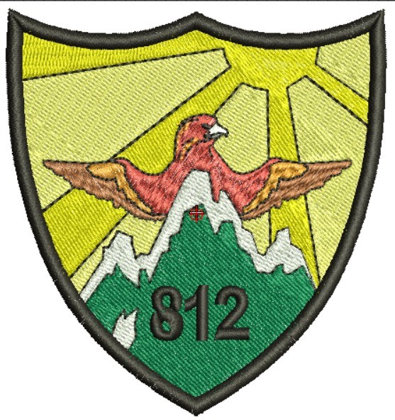 ECUSON / EMBLEMA - Batalionul 812 Infanterie “BISTRITA” 