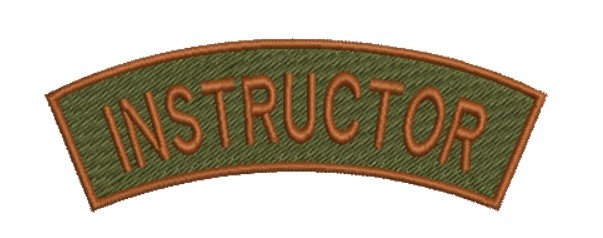 Patch-uri militare / EMBLEME – INSTRUCTOR
