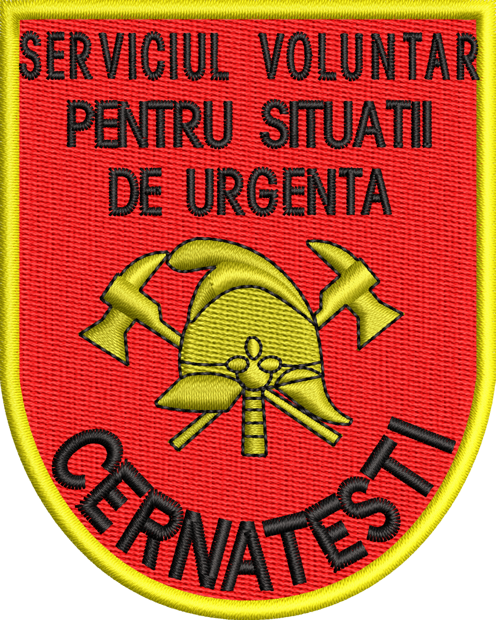Emblema SEVICIUL VOLUNTAR PENTRU SITUATI DE URGENTA - VARIANTA 1