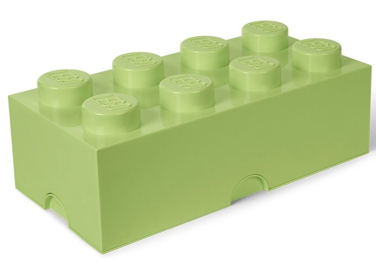 Cutie depozitare LEGO 2x4 verde fistic (40041748)