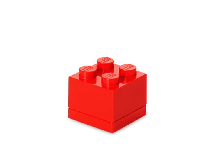 Mini cutie depozitare LEGO 2x2 rosu (40111730)