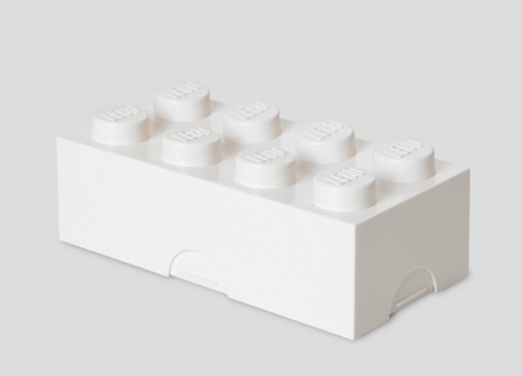 Cutie sandwich LEGO 2x4 alb (40231735)