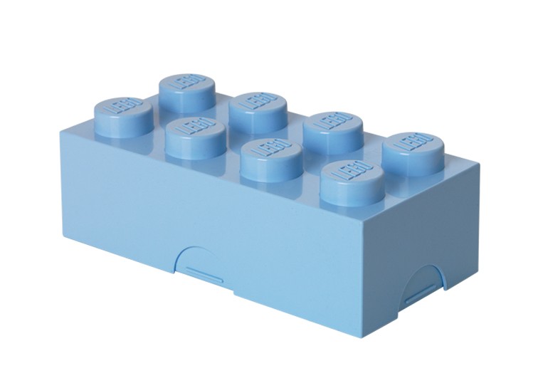 Cutie sandwich LEGO 2x4 albastru deschis (40231736)