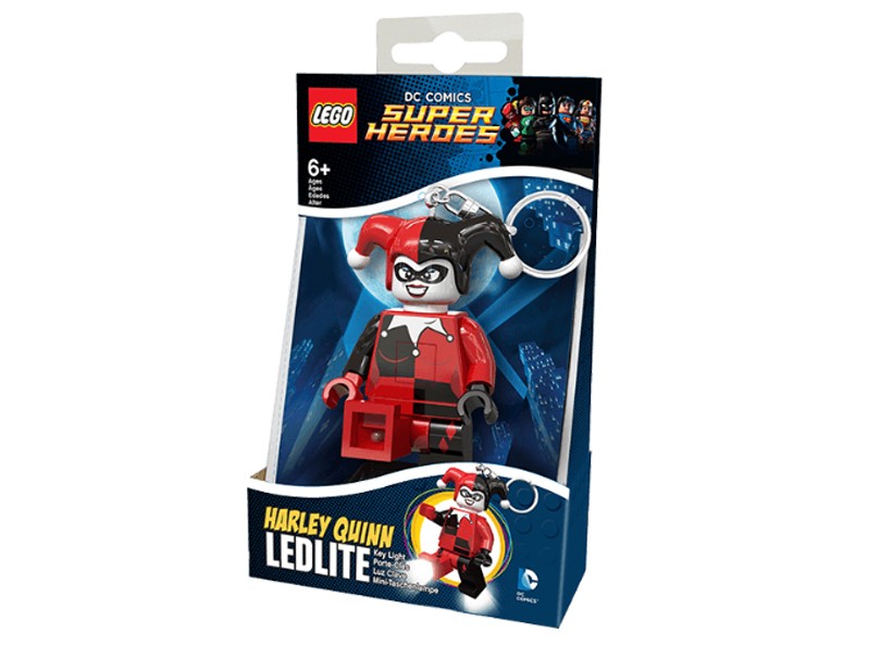Breloc cu lanterna LEGO DC Super Heroes Harley Quinn  (LGL-KE81)