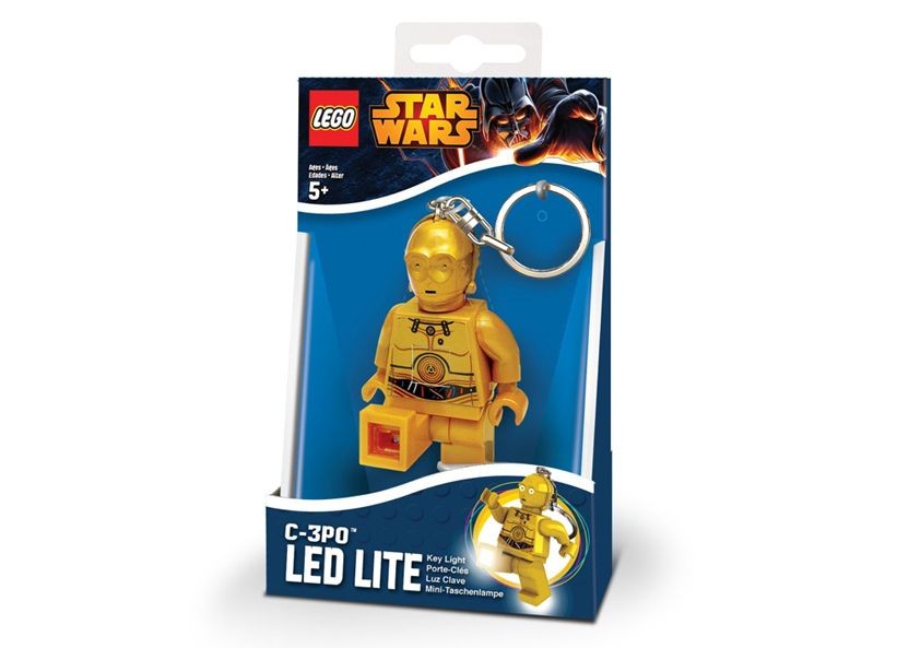 Breloc cu lanterna LEGO C-3PO  (LGL-KE18)