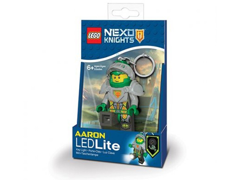 Breloc cu lanterna LEGO Nexo Knights Aaron (LGL-KE98)