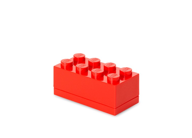 Mini cutie depozitare LEGO 2x4 rosu (40121730)