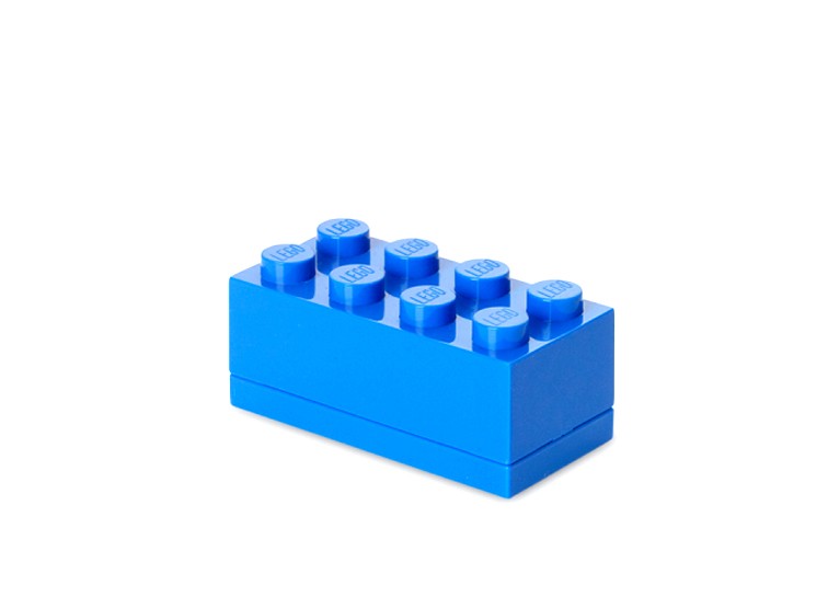 Mini cutie depozitare LEGO 2x4 albastru inchis (40121731)