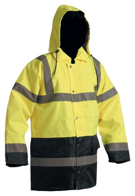 Geacă de iarnă reflectorizantă impermeabilă Sefton galben 309727