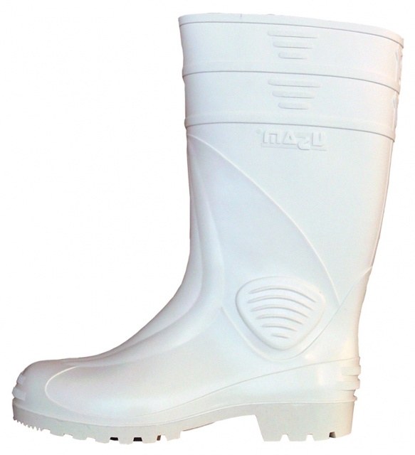 Cizme de protecție alimentare albe din PVC, 36-47 - 9006