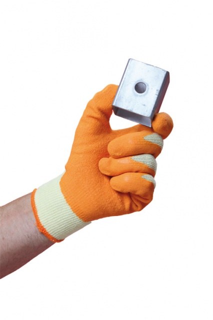 Mănuși de protecție Pad Grip latex striat manșetă elastică 925
