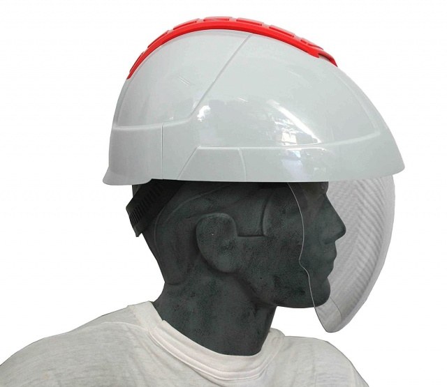 Cască protecție electrician cu vizieră E-MAN 1000 V ROKMAN