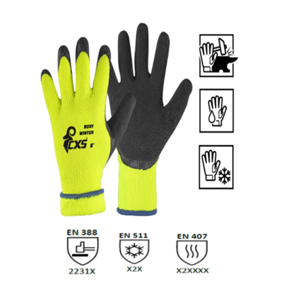 Manusi iarna poliester/latex Roxy Winter — Rhino Safety