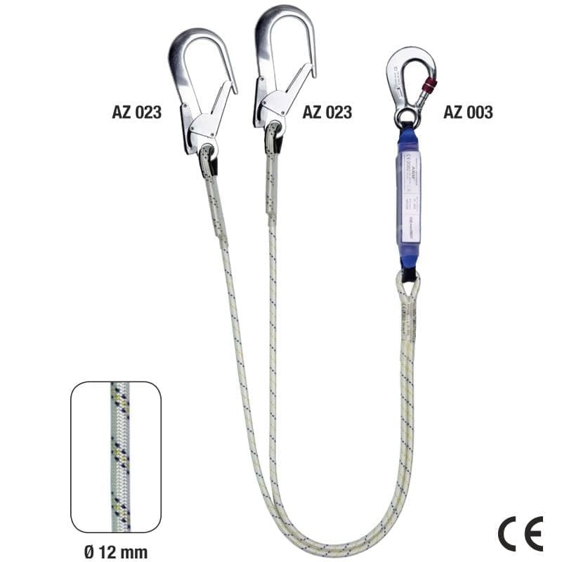 Amortizor soc ABM+LB 122, franghie Ø=12mm, L=2m — Rhino Safety