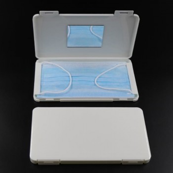 Carcasa alba portabila cu oglinda, 190x110x12,5mm