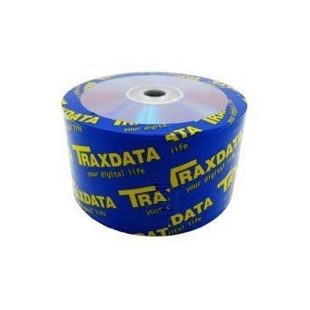 DVD+R Traxdata non-printable, 4.7GB, 16x, pachet 50 discuri