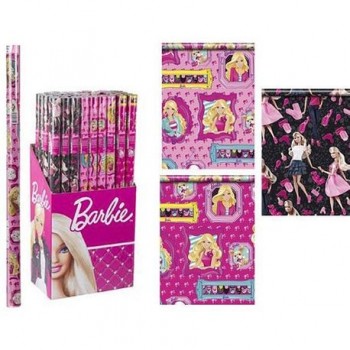 Hartie pentru ambalat Barbie, 200 x 70 cm
