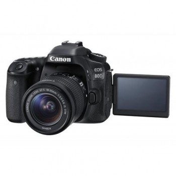 Camera foto Canon EOS80D EF18-55S, 24MP, CMOS,3