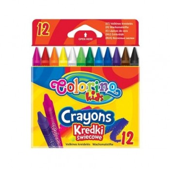 Creioane cerate Colorino, 12 culori