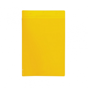 Buzunar vertical Tarifold pentru identificare, A4, galben, 10 bucati/set