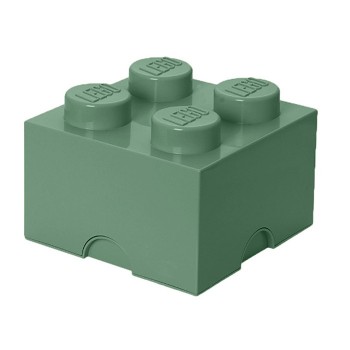 Cutie depozitare LEGO 2X2 verde nisip  (40031747)