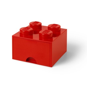 Cutie depozitare LEGO 2x2 cu sertar, rosu (40051730)