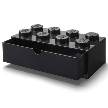 Sertar de birou LEGO 2x4 negru