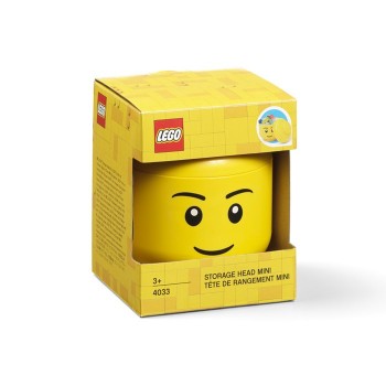 Mini cutie depozitare cap minifigurina LEGO baiat (40331724)
