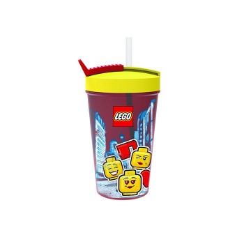 Pahar LEGO  Iconic cu pai (40441725)
