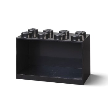 Raft Caramida LEGO 2x4 - Negru