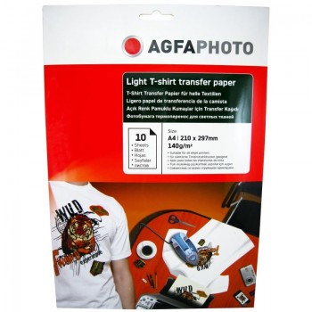 Hartie de transfer termic Agfa A4, 140 g/mp - LIGHT T-SHIRT