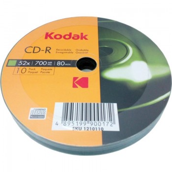 CD-R  Kodak, 700MB, 52x, 10 buc