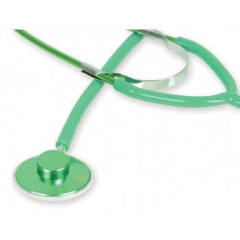 Stetoscop cu capsula simpla GIMA - Latex Free - verde (51004)
