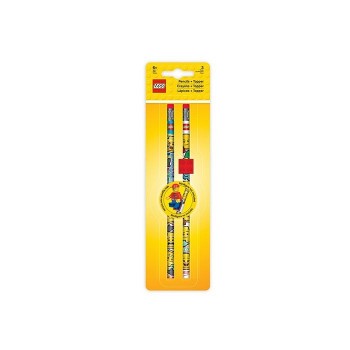 Set 2 creioane grafit cu topper  (51141)